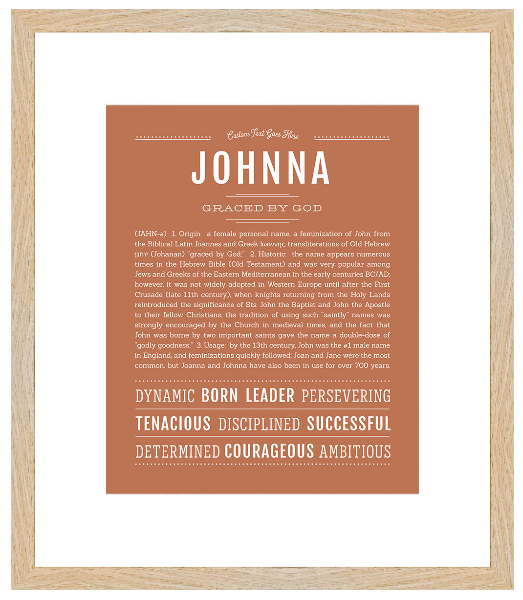 Johnna | Name Art Print