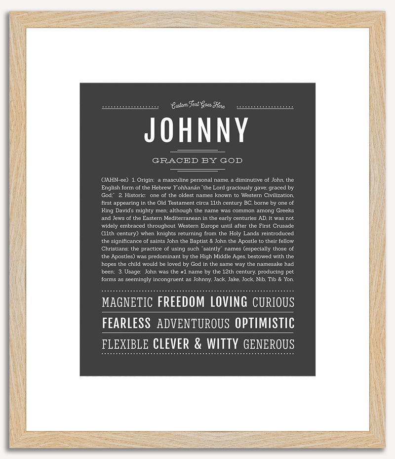 Johnny | Name Art Print