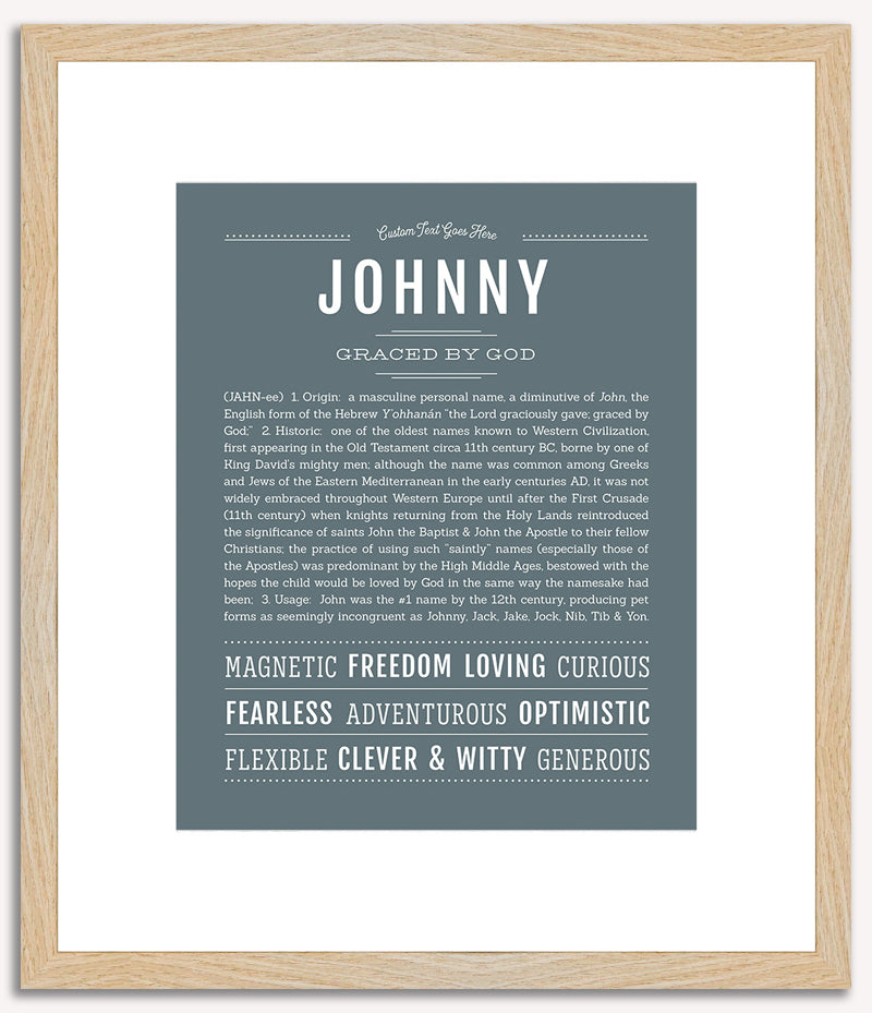 Johnny | Name Art Print