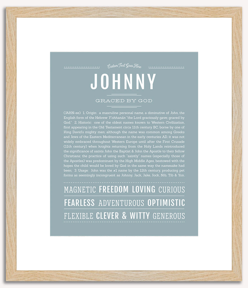 Johnny | Name Art Print