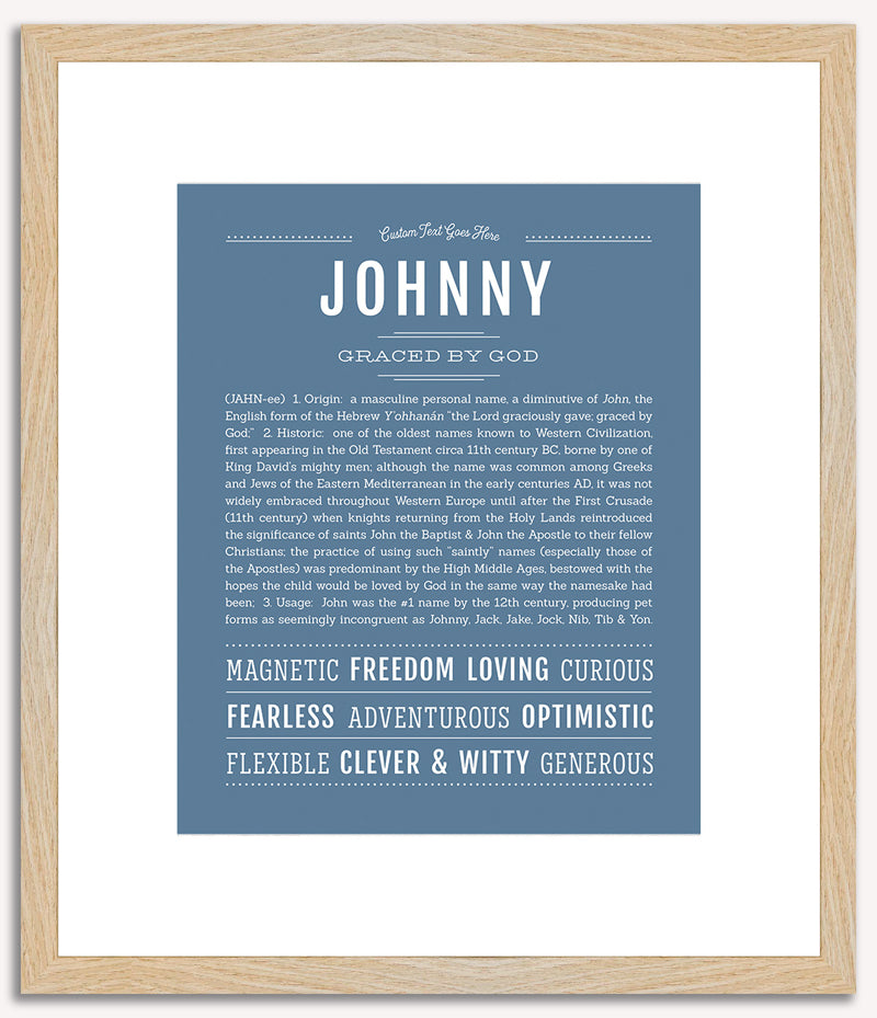 Johnny | Name Art Print