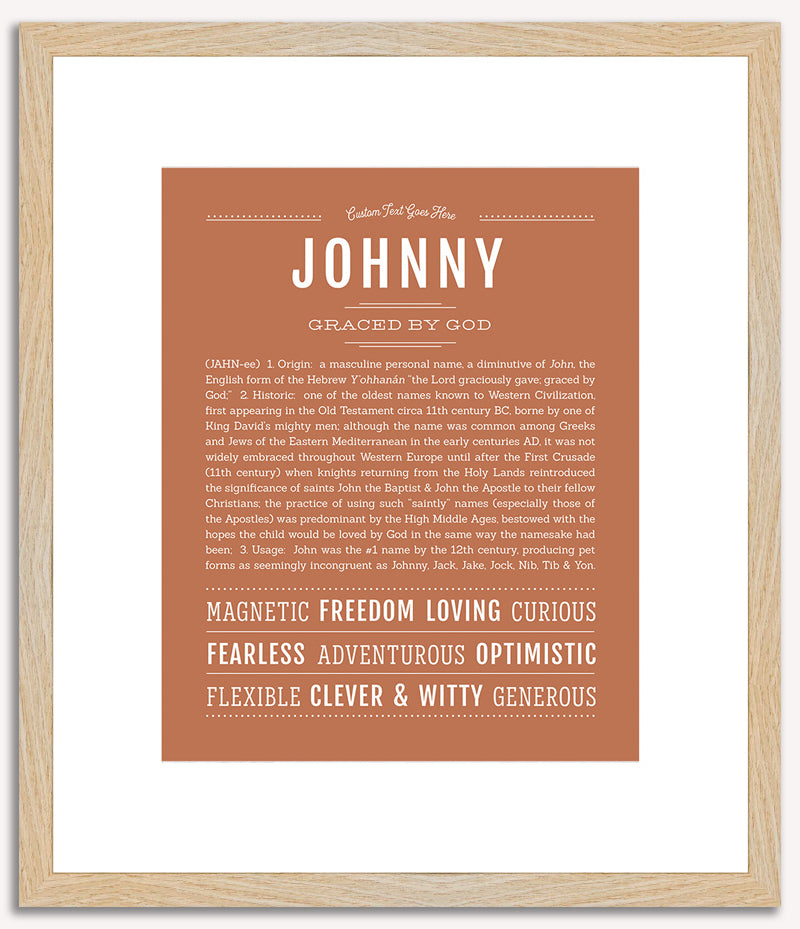 Johnny | Name Art Print