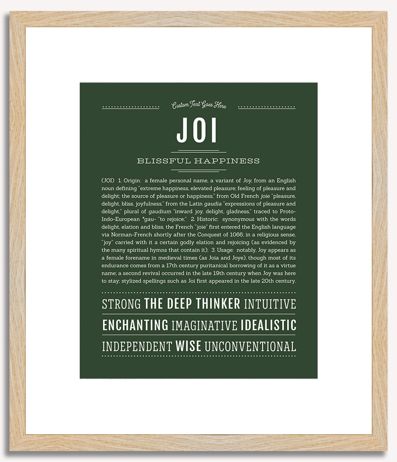 Joi | Name Art Print