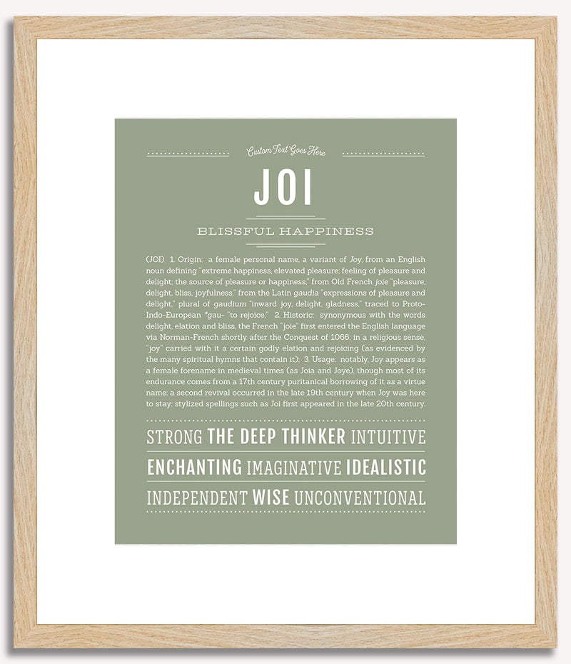 Joi | Name Art Print