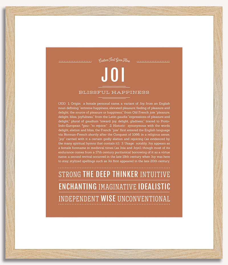 Joi | Name Art Print