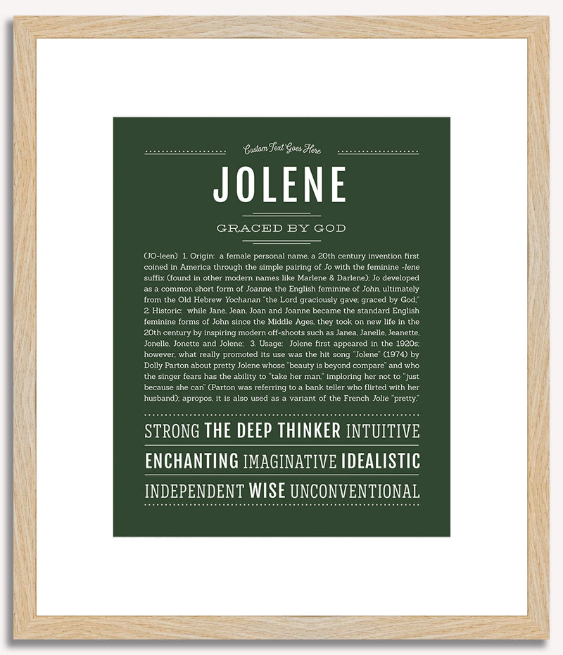 Jolene | Name Art Print