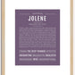 Jolene | Name Art Print