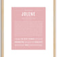 Jolene | Name Art Print