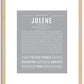 Jolene | Name Art Print