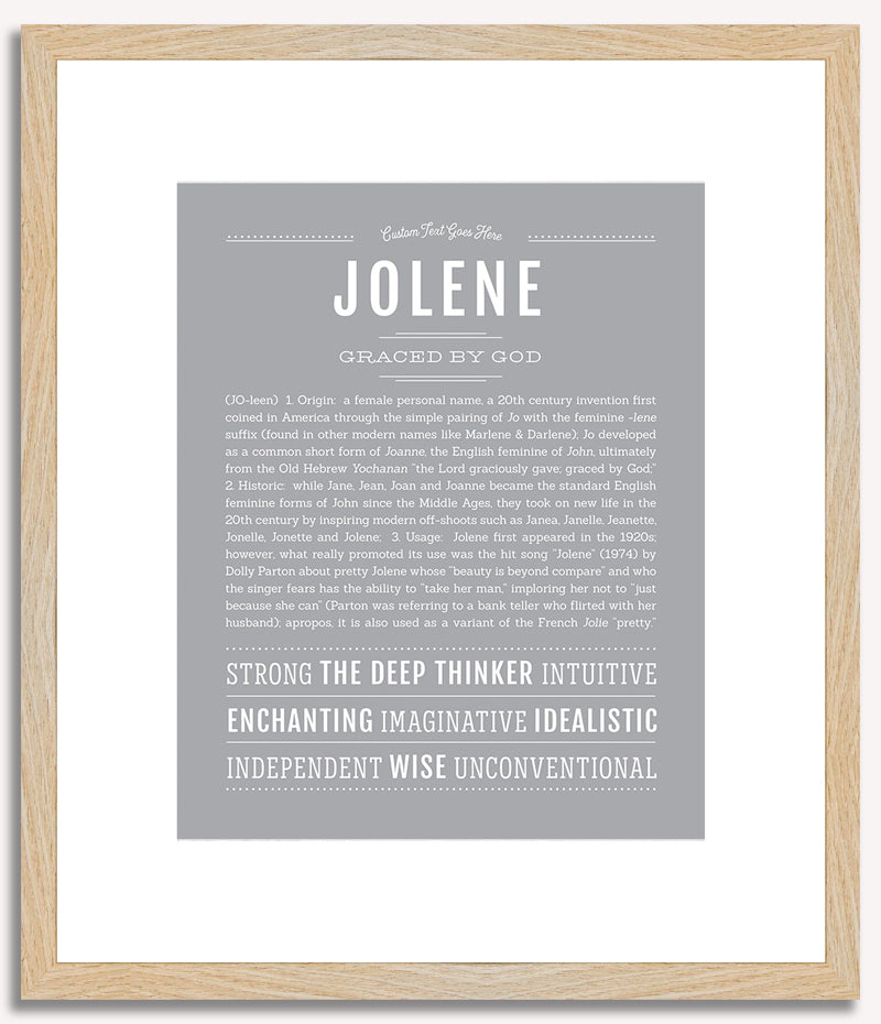 Jolene | Name Art Print