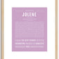 Jolene | Name Art Print