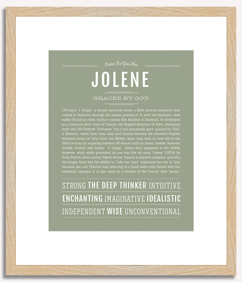 Jolene | Name Art Print