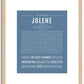 Jolene | Name Art Print