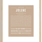 Jolene | Name Art Print