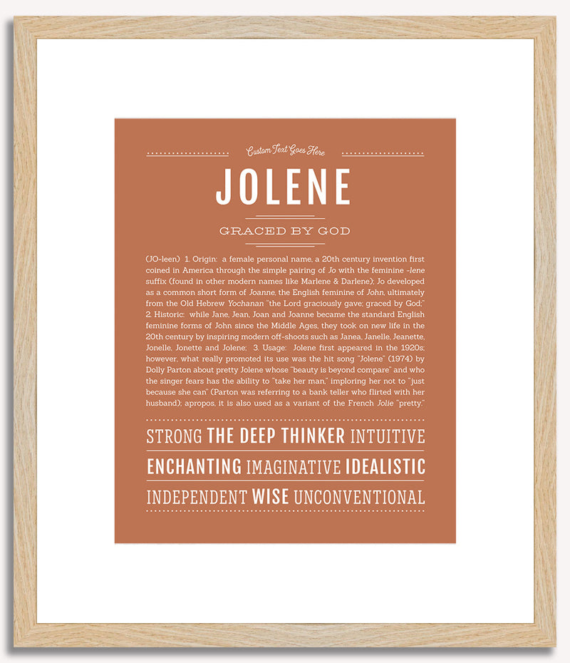 Jolene | Name Art Print