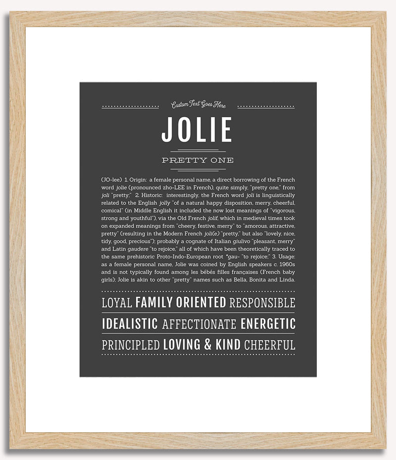 Jolie | Name Art Print