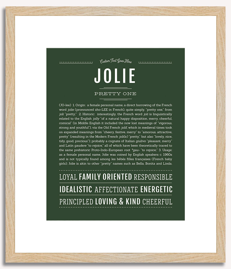 Jolie | Name Art Print