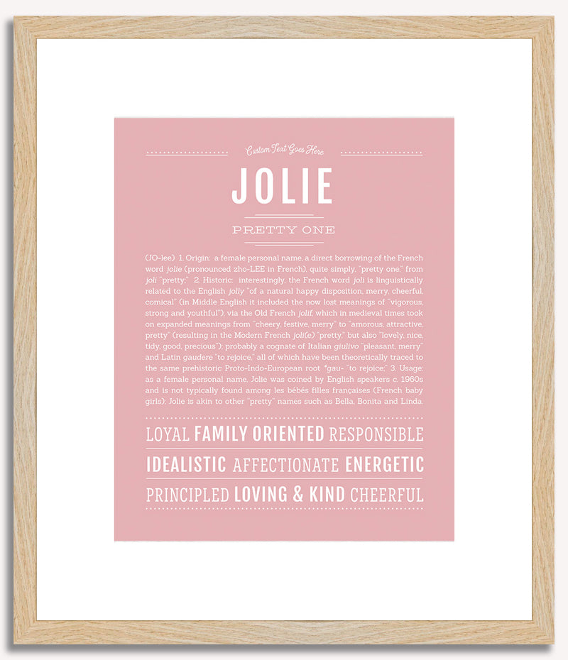 Jolie | Name Art Print