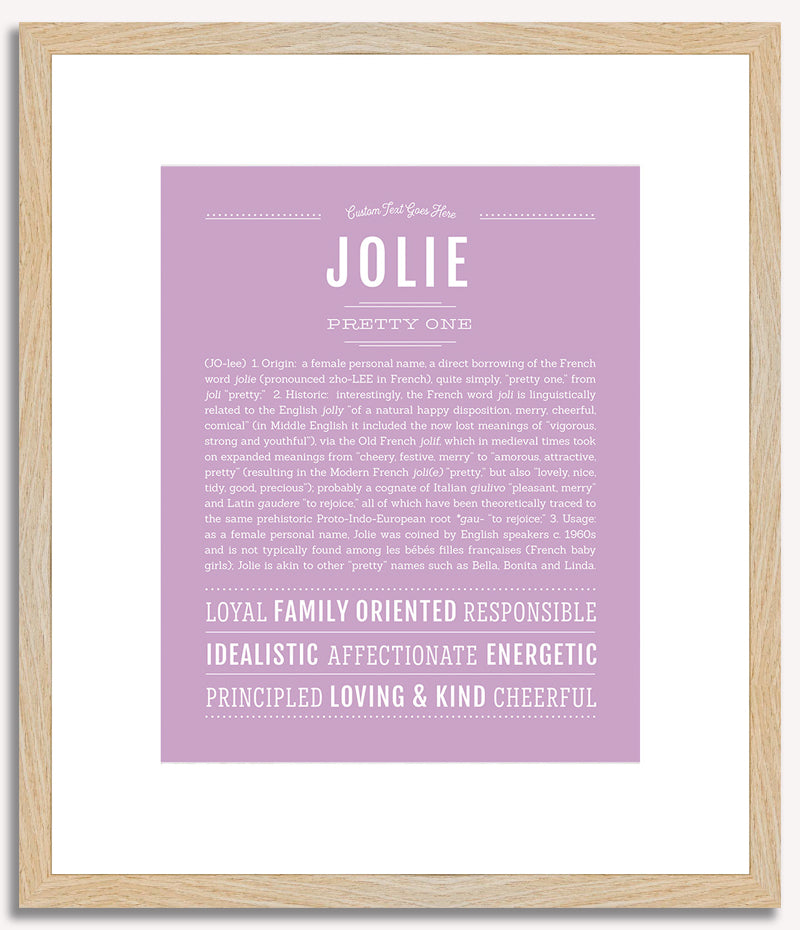 Jolie | Name Art Print