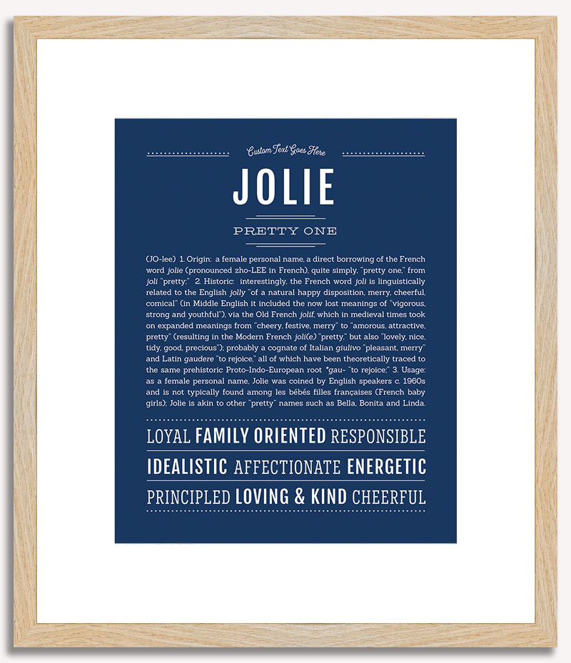 Jolie | Name Art Print