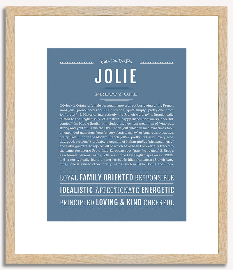 Jolie | Name Art Print