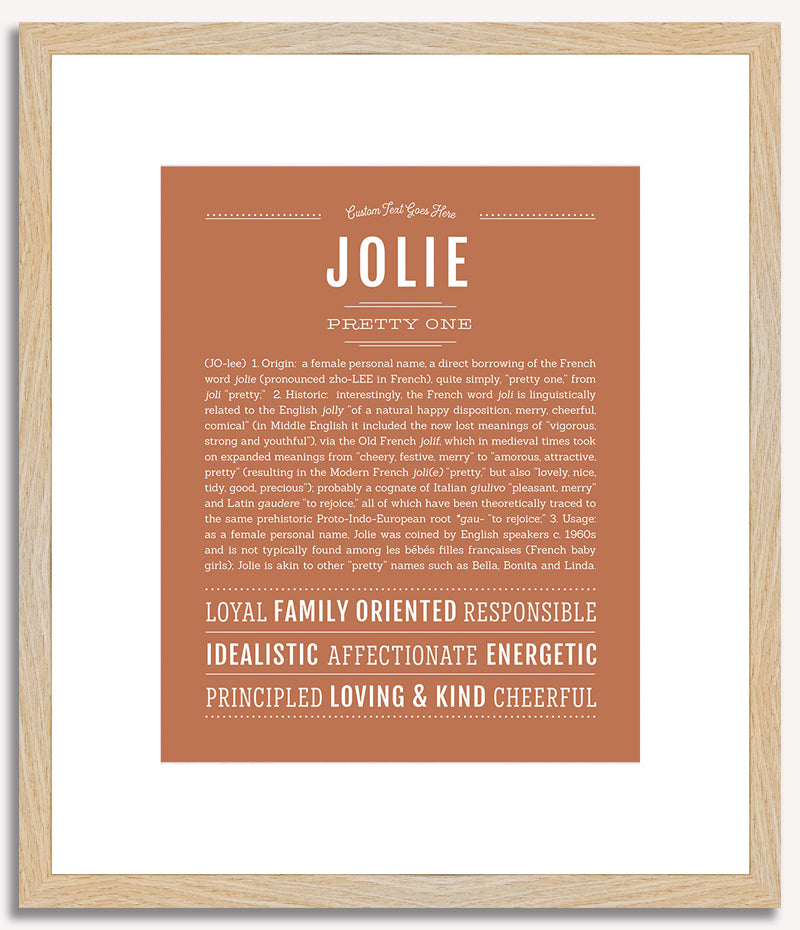 Jolie | Name Art Print