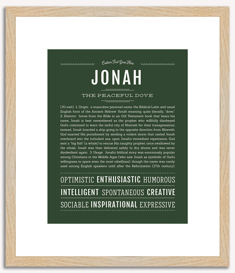 Jonah | Name Art Print