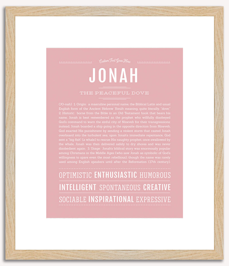 Jonah | Name Art Print