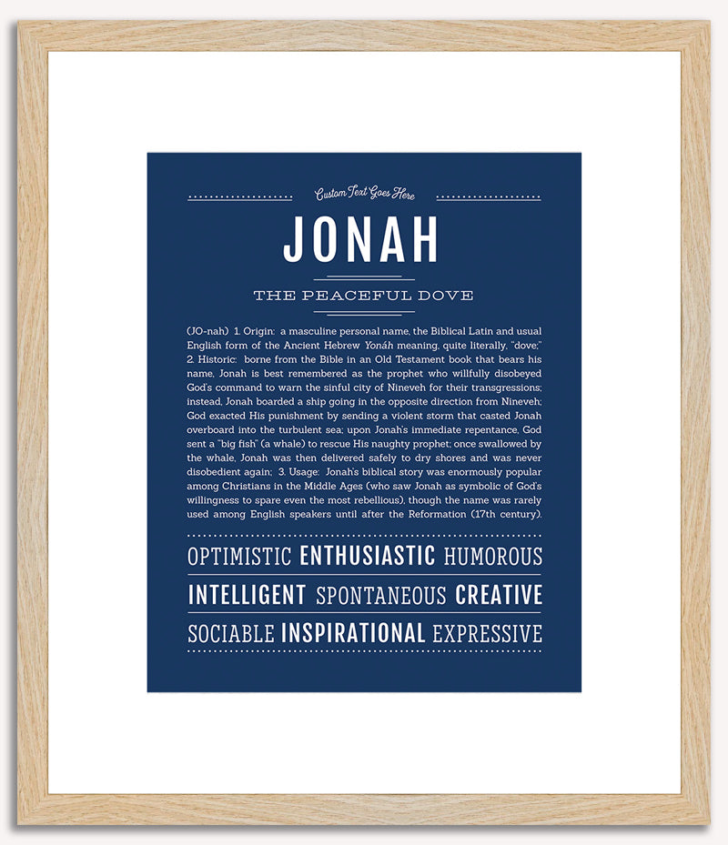 Jonah | Name Art Print