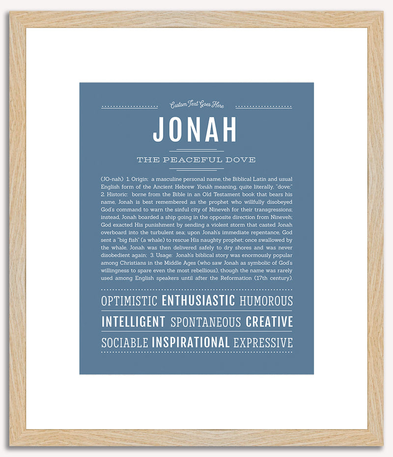 Jonah | Name Art Print