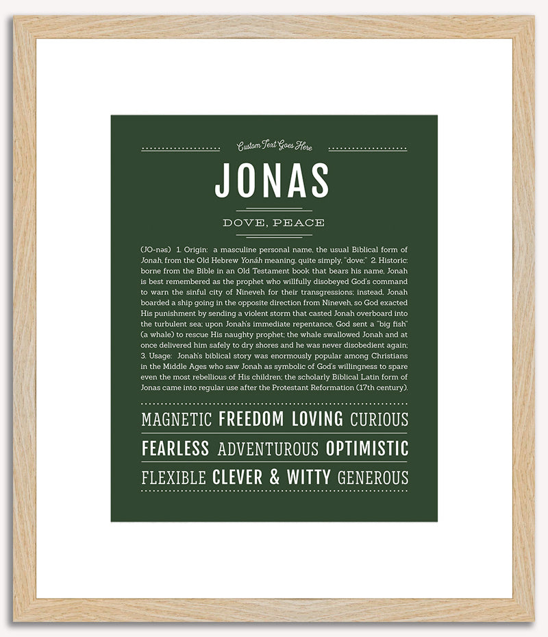 Jonas | Name Art Print