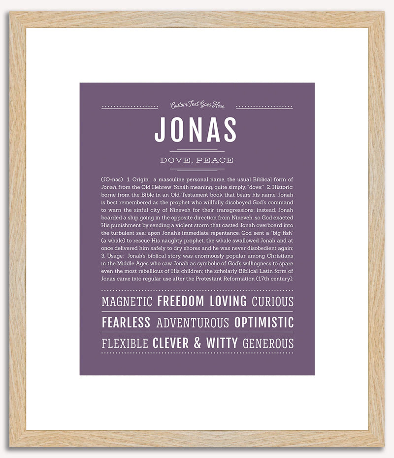 Jonas | Name Art Print