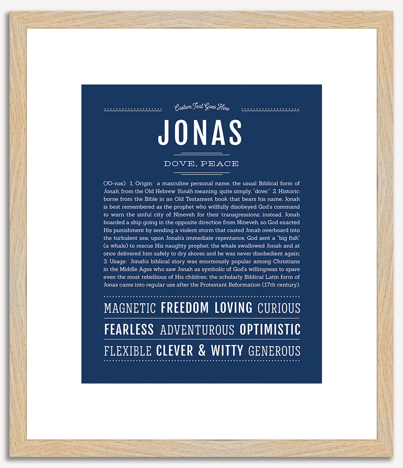 Jonas | Name Art Print