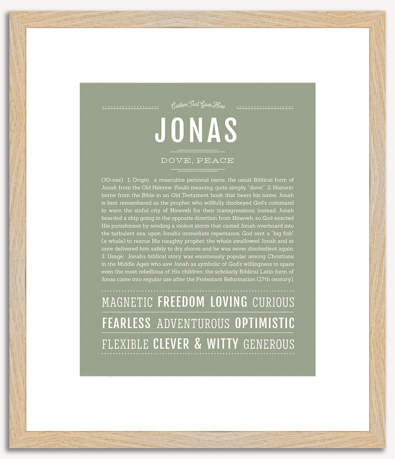 Jonas | Name Art Print