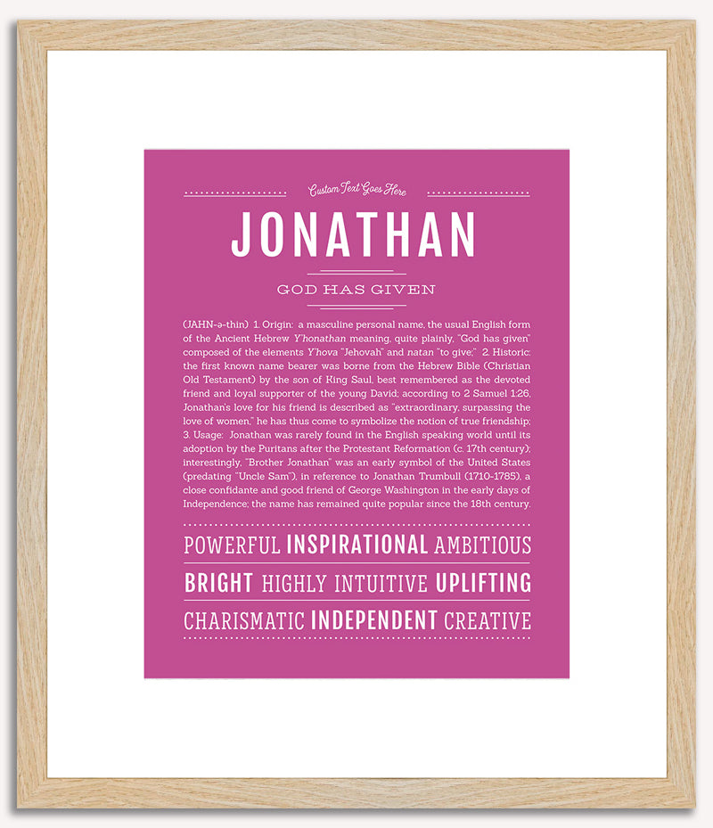 Jonathan | Name Art Print