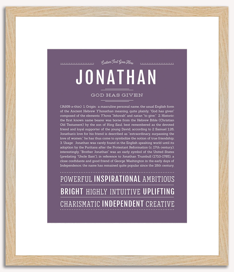 Jonathan | Name Art Print