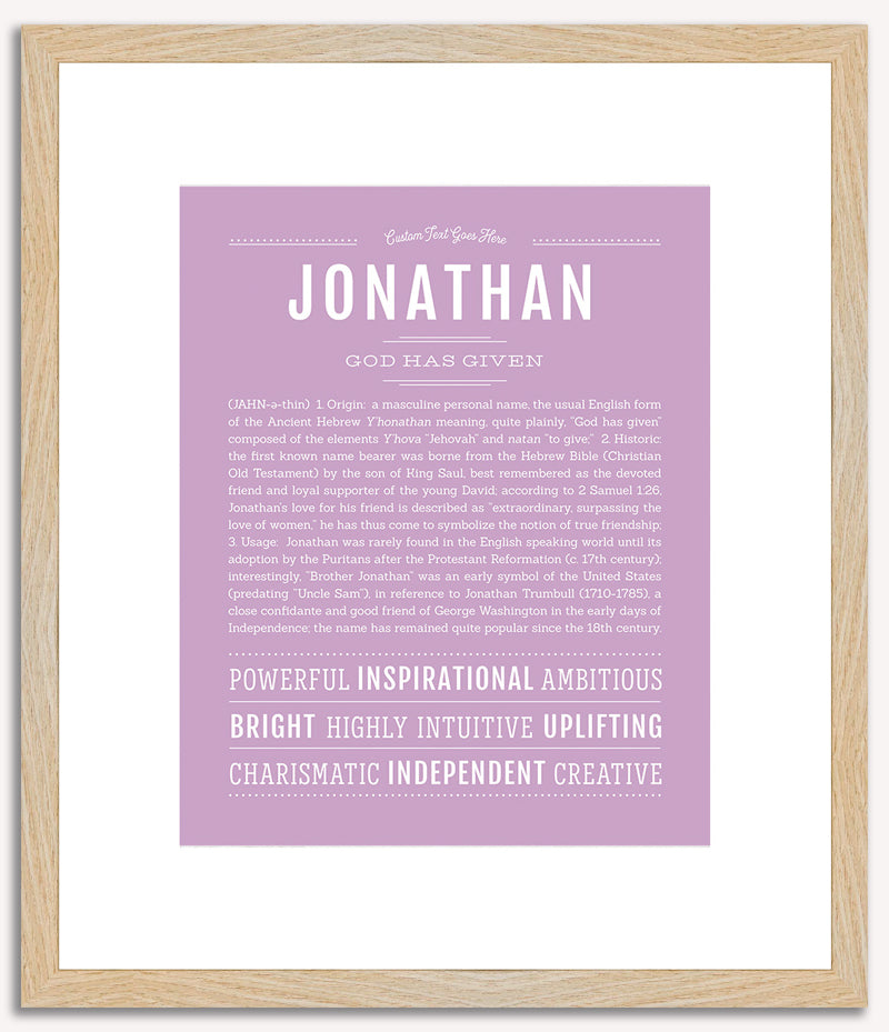 Jonathan | Name Art Print