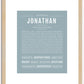 Jonathan | Name Art Print