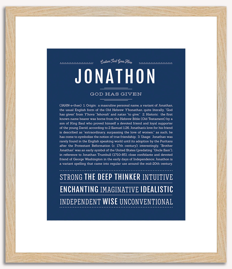 Jonathon | Name Art Print