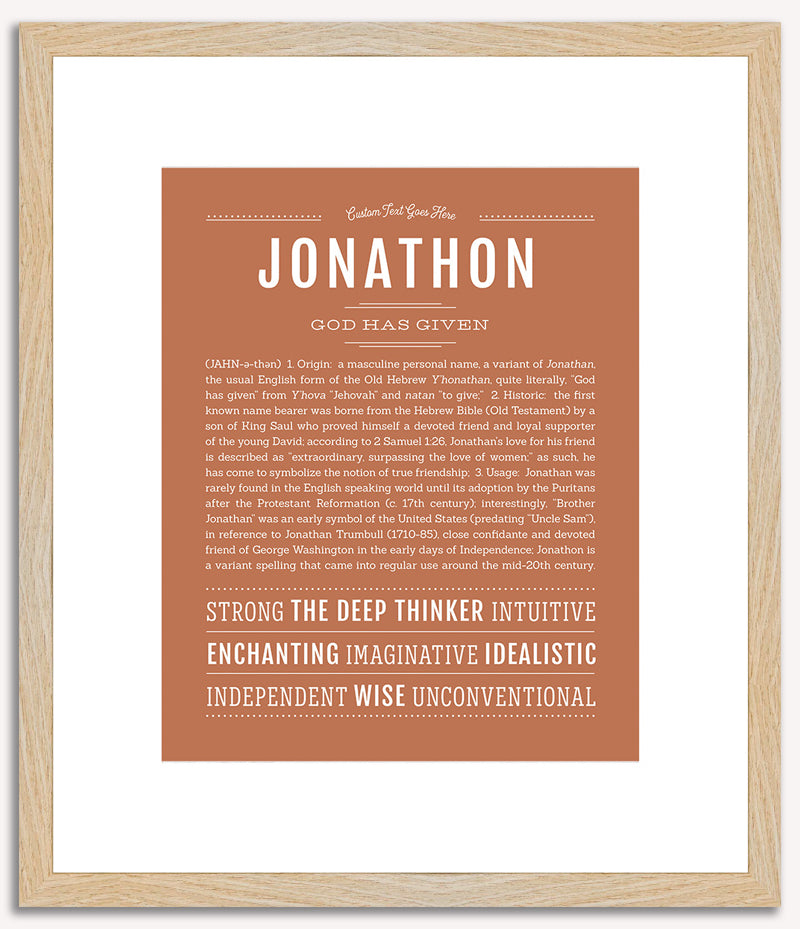 Jonathon | Name Art Print