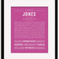 Frame Options | Dark Pink | Black Frame, Matted