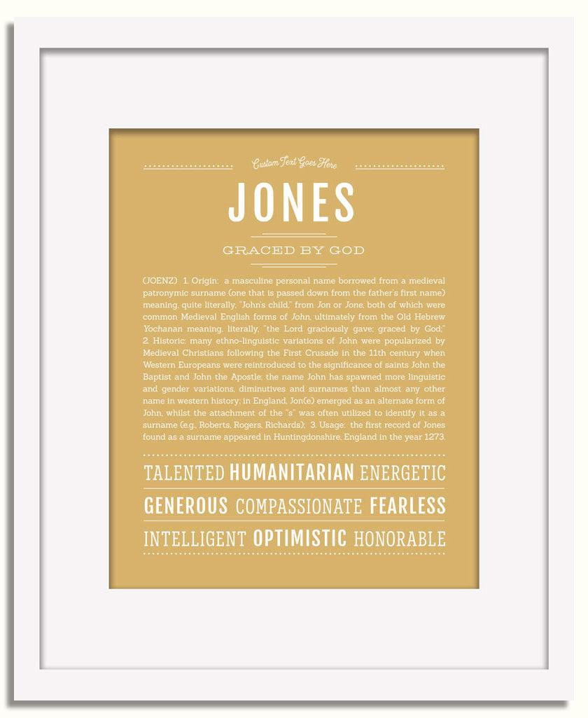 Frame Options | Matte Gold | White Frame, Matted