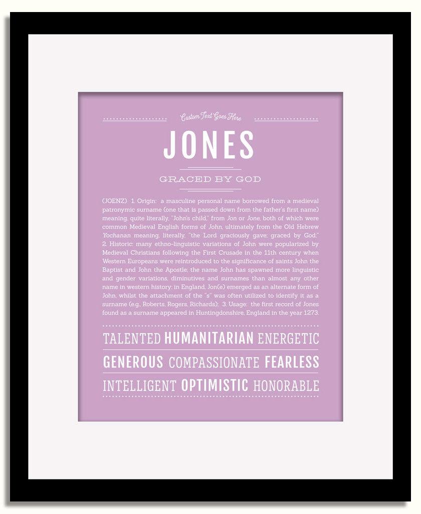 Frame Options | Lilac | Black Frame, Matted