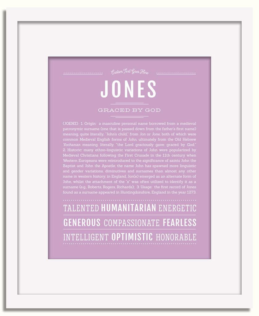 Frame Options | Lilac | White Frame, Matted