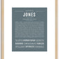 Jones | Name Art Print