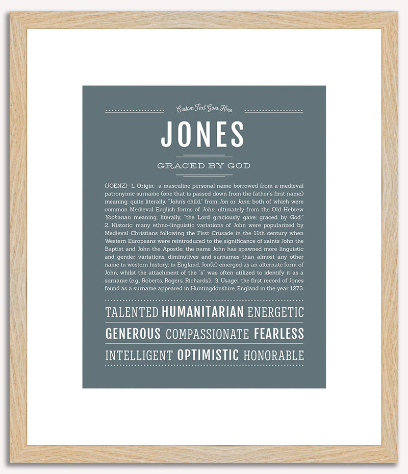 Jones | Name Art Print