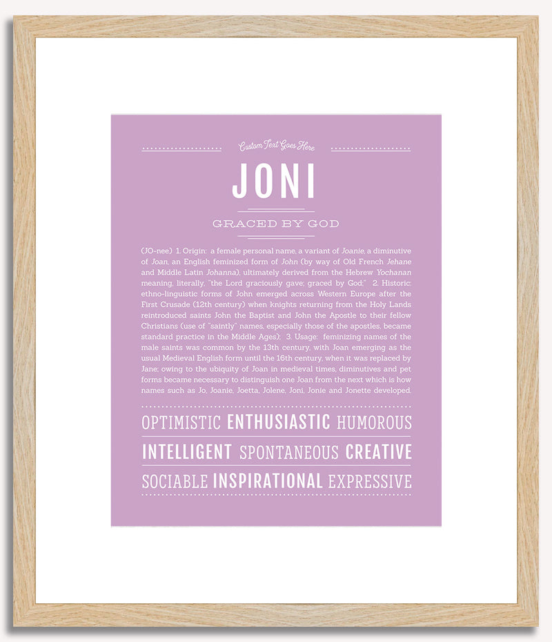 Joni | Name Art Print