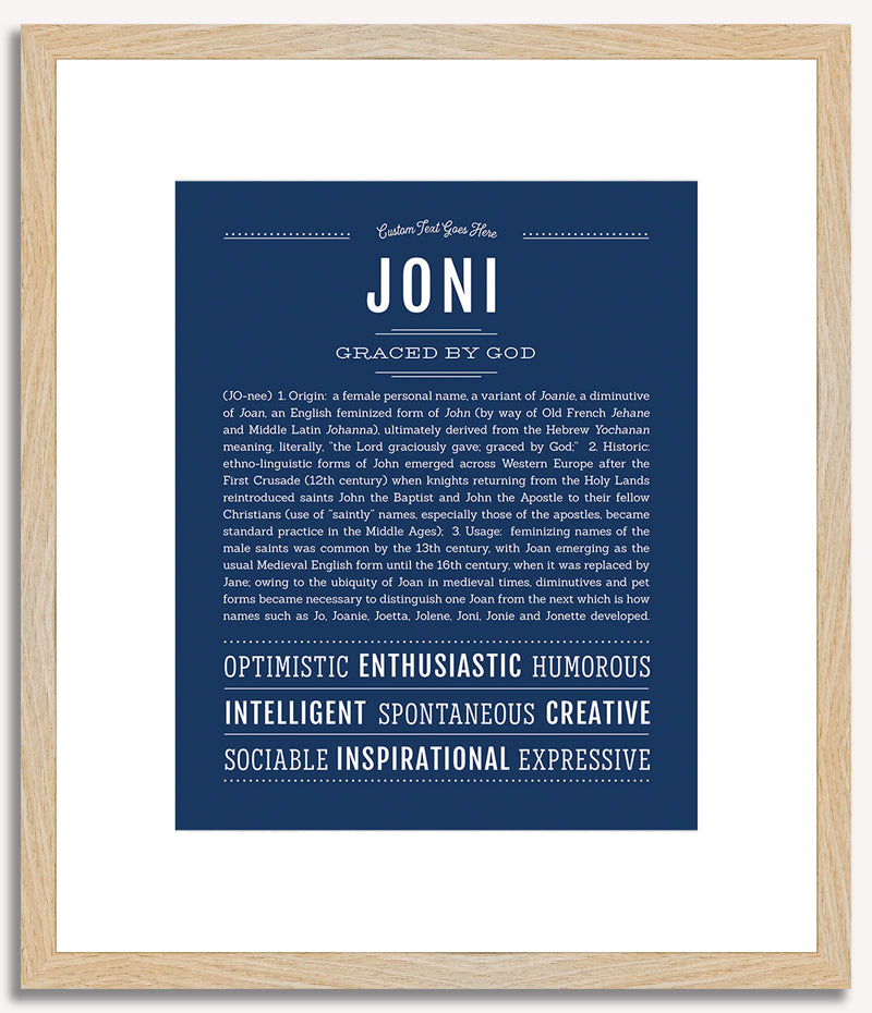 Joni | Name Art Print