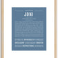 Joni | Name Art Print