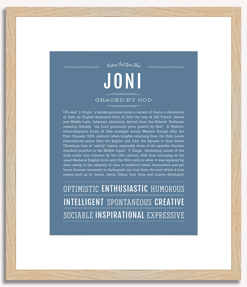 Joni | Name Art Print